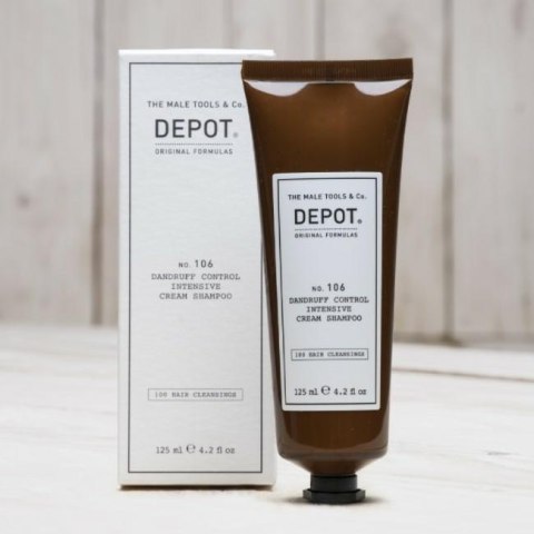 DEPOT NO. 106 SZAMPON PRZECIWŁUPIEŻOWY DANDRUFF CONTROL INTENSIVE CREAM SHAMPOO 125 ml DEPOT NO. 106 SZAMPON PRZECIWŁUPIEŻOWY DANDRUFF CONTROL INTENSIVE CREAM SHAMPOO 125 ml