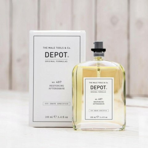 DEPOT NO. 407 REGENERUJĄCA WODA PO GOLENU RESTORING AFTERSHAVE 100 ml DEPOT NO. 407 REGENERUJĄCA WODA PO GOLENU RESTORING AFTERSHAVE 100 ml