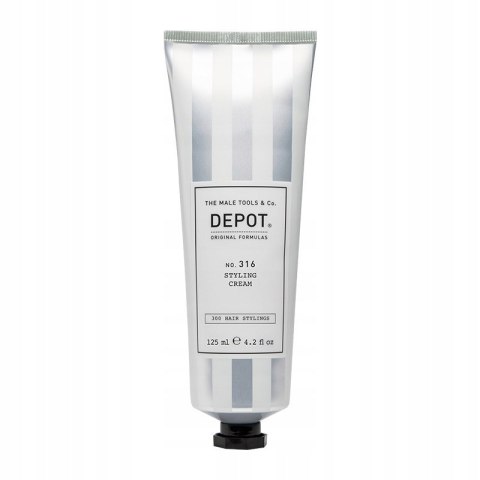 DEPOT NO.316 KREM DO STYLIZACJI STYLING CREAM 125 ml DEPOT NO.316 KREM DO STYLIZACJI STYLING CREAM 125 ml