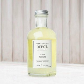 DEPOT NO. 407 REGENERUJĄCA WODA PO GOLENU RESTORING AFTERSHAVE 500 ml