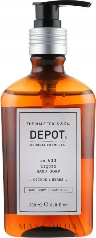 DEPOT NO.603 MYDŁO DO RĄK LIQUID HAND SOAP 200 ML