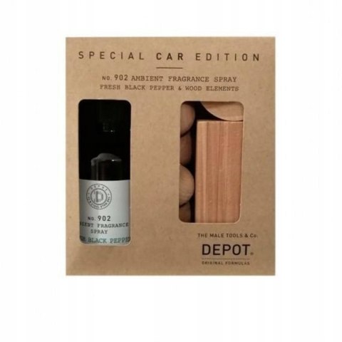 DEPOT NO.902 ZAPACH DO AUTA CAR KIT EDITION fresh black pepper