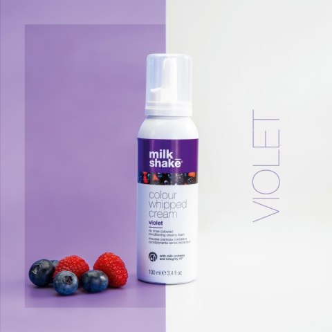 MILK SHAKE WHIPPED CREAM COLOUR FIOLET 100ML MILK SHAKE WHIPPED CREAM COLOUR FIOLET 100ML