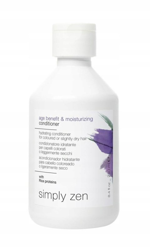 SIMPLY ZEN AGE BENEFIT&MOISTURIZING ODŻYWKA 250ML SIMPLY ZEN AGE BENEFIT&MOISTURIZING ODŻYWKA 250ML