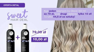MILK SHAKE ICY BLOND SZAMPON ZESTAW 2X300ml - Sweet DEAL drugi szampon za 10 zł